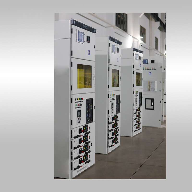 High and low voltage distribution cabinet for industrial power distribution