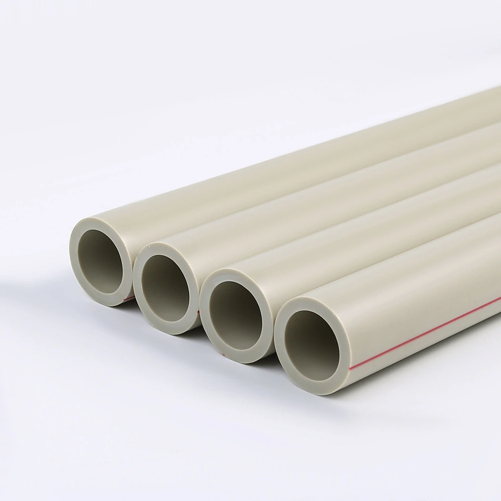 Grey PPR pipe for building plumbing systems