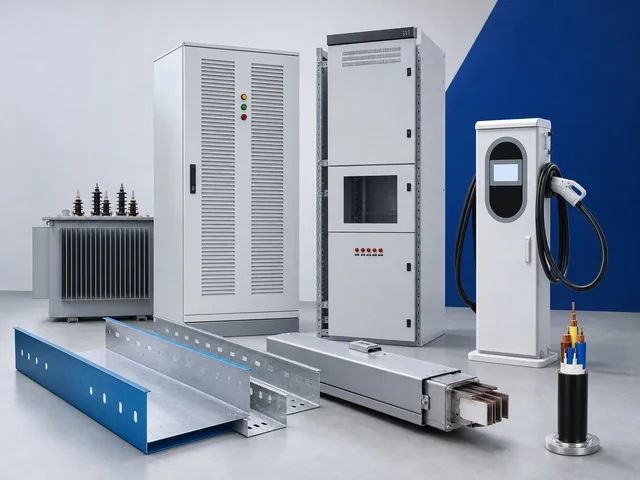 Electrical distribution cabinets busbar trunking cable trays and transformer equipment