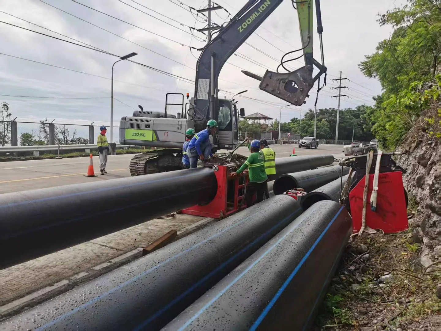 Utility and energy pipeline field installation project