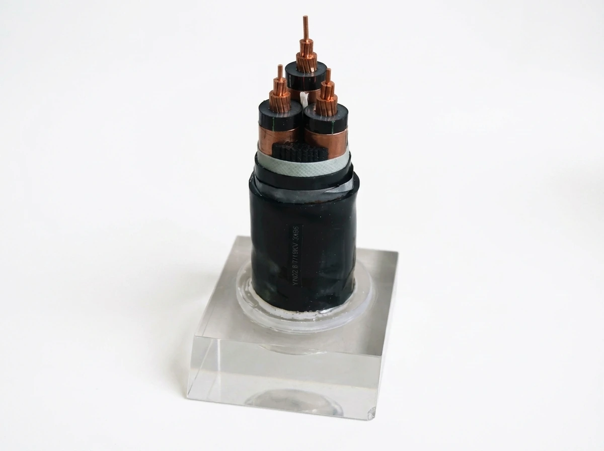 YJV22 8.7/15 kilovolt 3x95 medium voltage cable